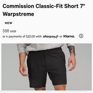 Lululemon Men’s Shorts Black
